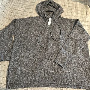 Old Navy hooded sweater charcoal Heather XXL